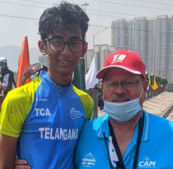 Hyderabadi lad bags bronze at 25th senior, junior and sub-junior national road cycling championships