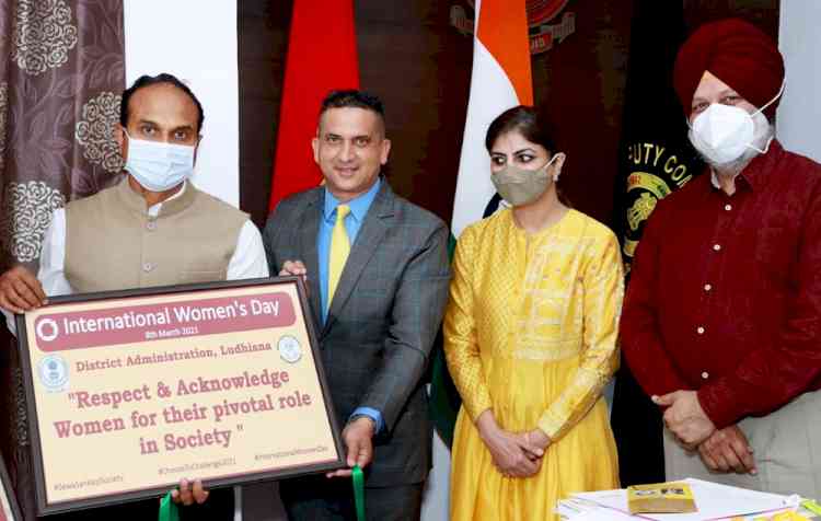 Portraits depicting significance of International Women’s Day launched by DC Ludhiana