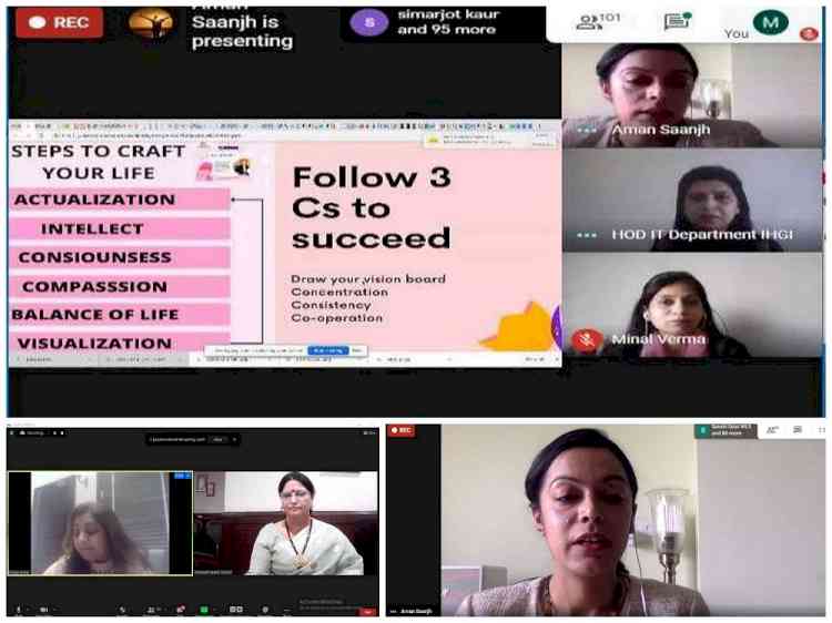Innocent Hearts organised webinar on International Women's Day