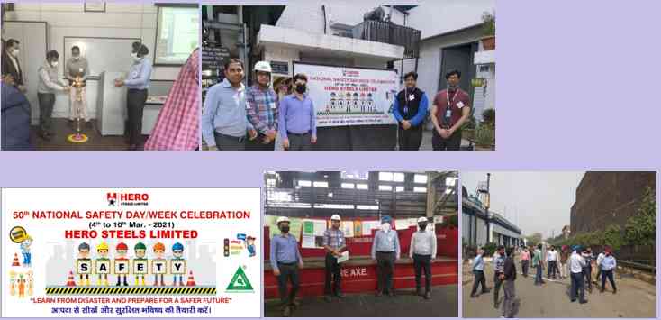 50th National Safety Week Celebrations at Hero Steels Limited
