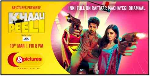 Join Ishaan and Ananya for their full-on entertainment ride with premier of Khaali Peeli