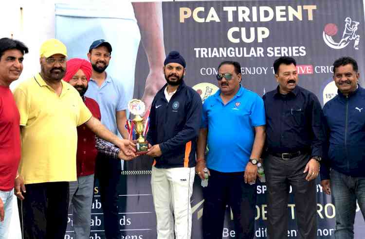 Players exhibit their best on day 2 of Trident PCA Cup 2021- Triangular Challenger Series