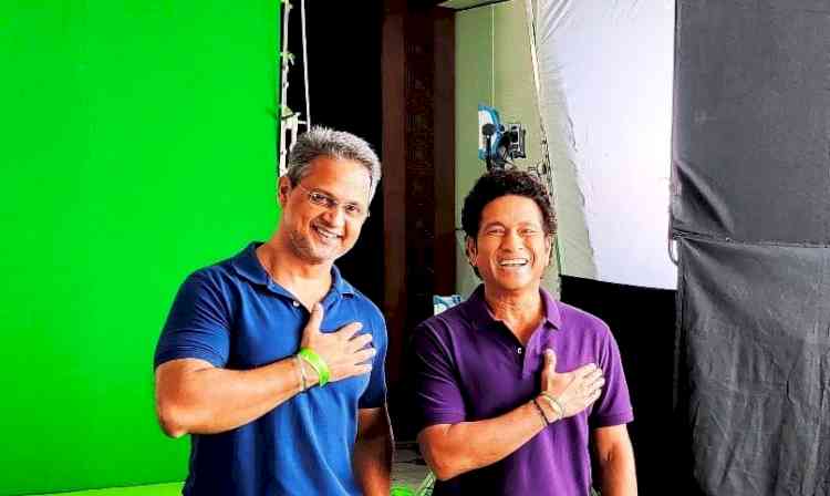 Kunal Shivdasani Producer- Director Virtual Reality Films shoots with Legendary Sachin Tendulkar for Livpure Commercial