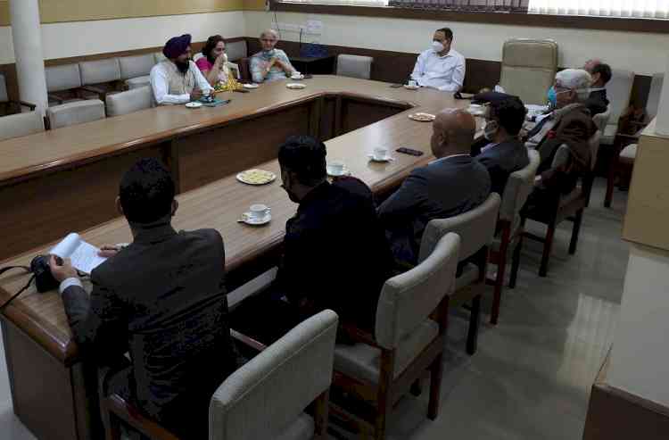 National Defence University (NDU) Development team visited to Panjab university