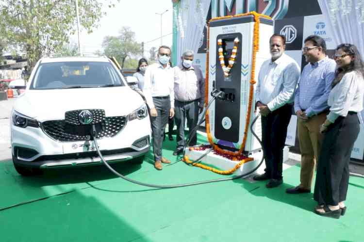 MG Motor and Tata Power bring EV charging station to city of Ludhiana