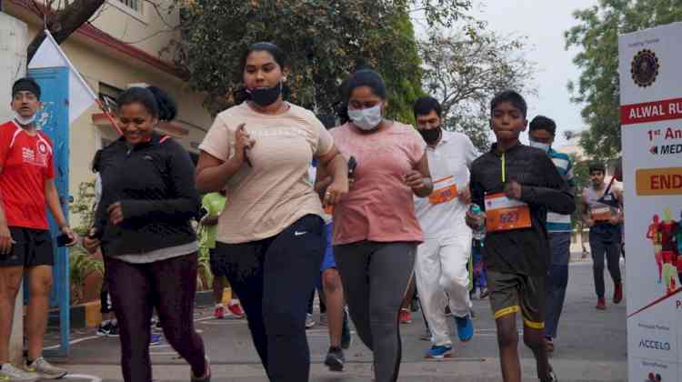 Alwal Runners celebrated their first anniversary run