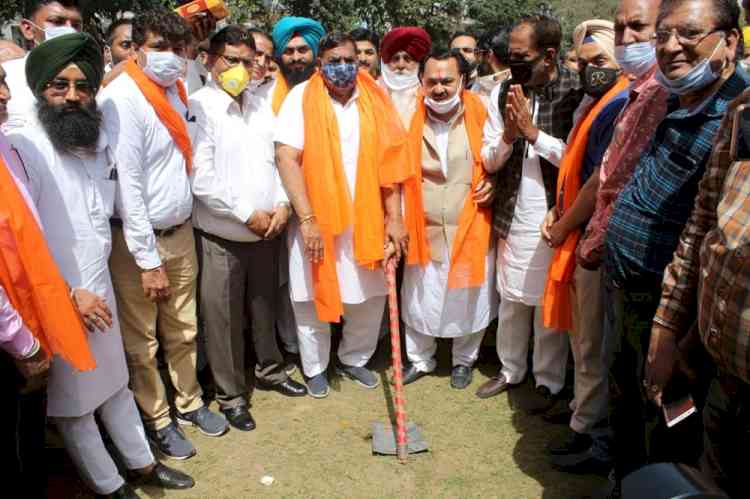 MLA Dawar launches beautification and renovation of Mini Rose Garden at cost of Rs 3.48 crore