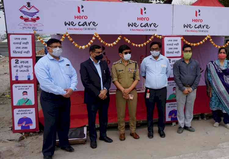 Hero MotoCorp set-up 10 sanitizer dispensers at different locations at MahaKumbh 2021