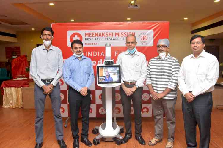 Meenakshi Mission Hospital becomes India’s first hospital to introduce telemedicine robots  