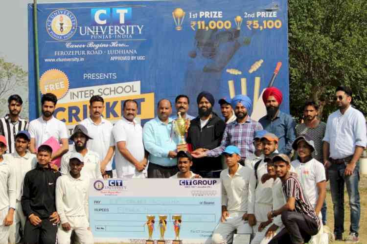8-Day Inter School Cricket Tournament concludes at CT University