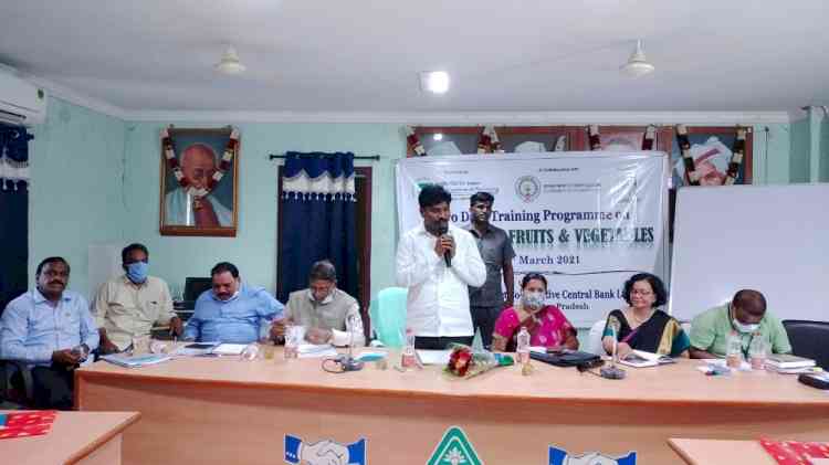 Farmers trained on packaging of fruits and vegetables