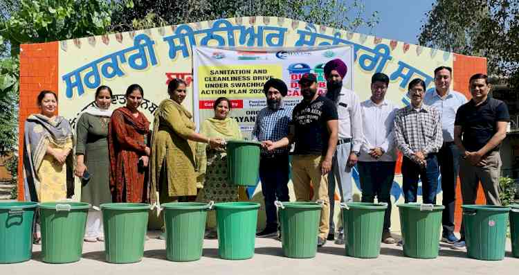 “Dust To Dustbin Campaign” launched by gifting dustbins by Mayank Foundation