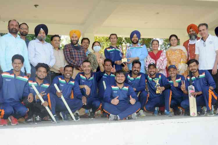 Non-Teaching XI Wins third consecutive Friendly Cricket Match in Lyallpur Khalsa College