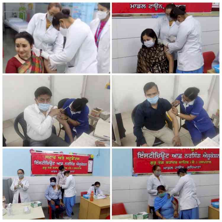 Vaccination Drive at Sat Paul Mittal School