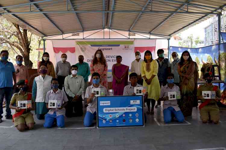 Cognizant partners with Nirmaan Organization to donate tablets and laptops to government schools