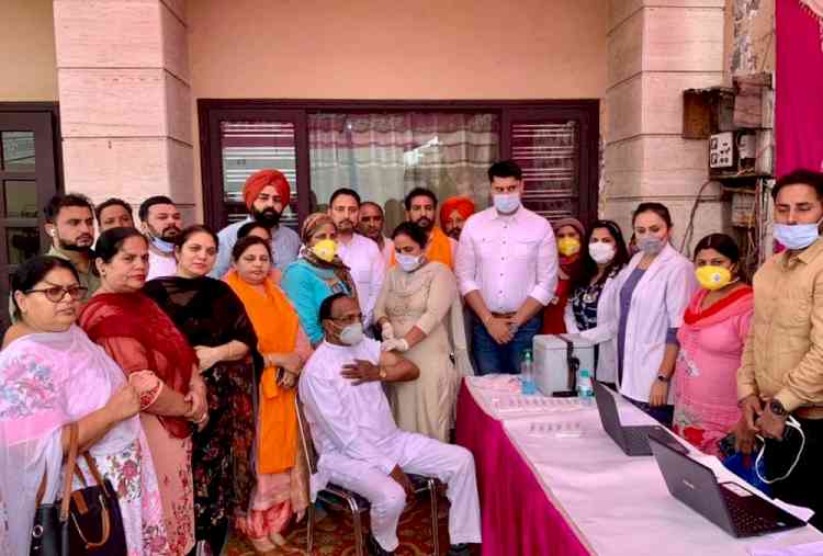 Punjab Youth Development Board successfully organises 12 covid19 vaccination camps in Ludhiana till date