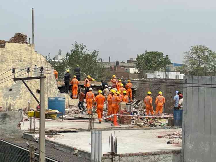 Under-construction roof of factory collapsed at Ludhiana