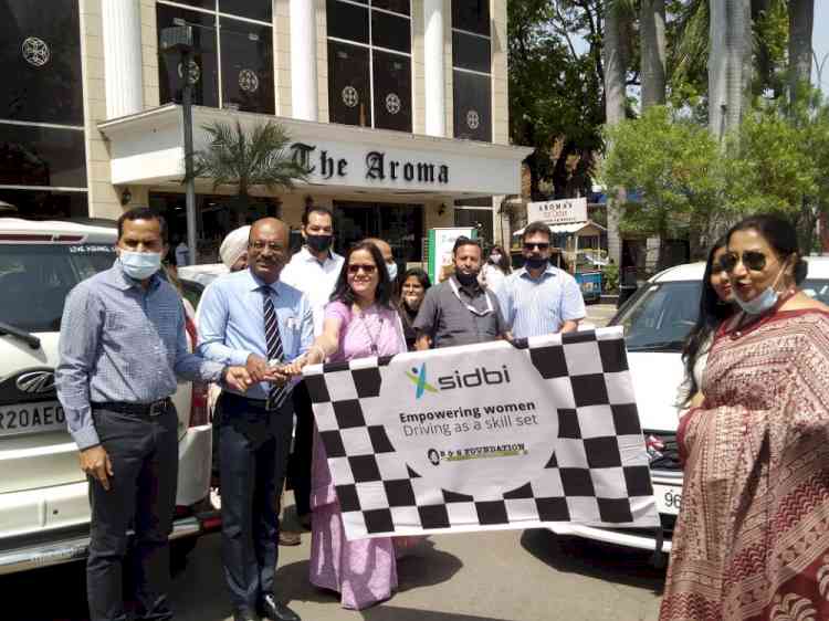 SIDBI sponsored Beti and Shiksha Foundation launches driving skill initiative for economically weaker women