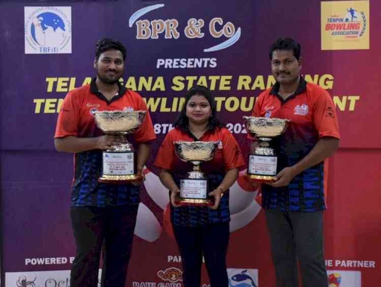 Kiran Kumar and Mamatha win titles