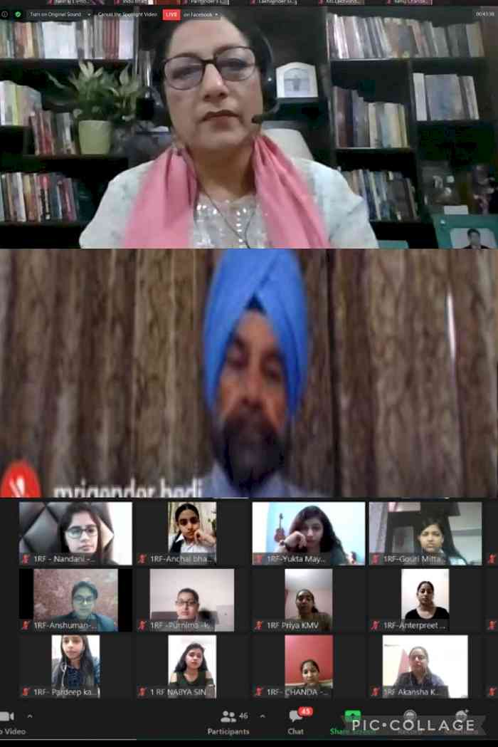 National webinar on objective and message of Guru Tegh Bahadur Ji’s Bani at KMV