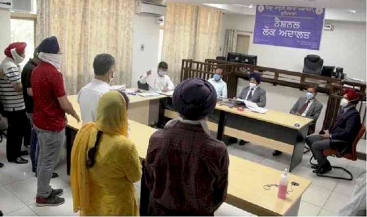 3576 Cases were disposed off on spot during National Lok Adalat 