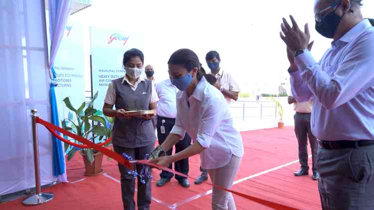 Godrej Appliances launched its range of 100pc Made in India eco-friendly air conditioners with he added assurance of health