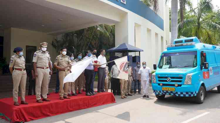 Cyberabad Police, SCSC and their COVID Control Room raises to occasion again, presses the services of 12 ambulances