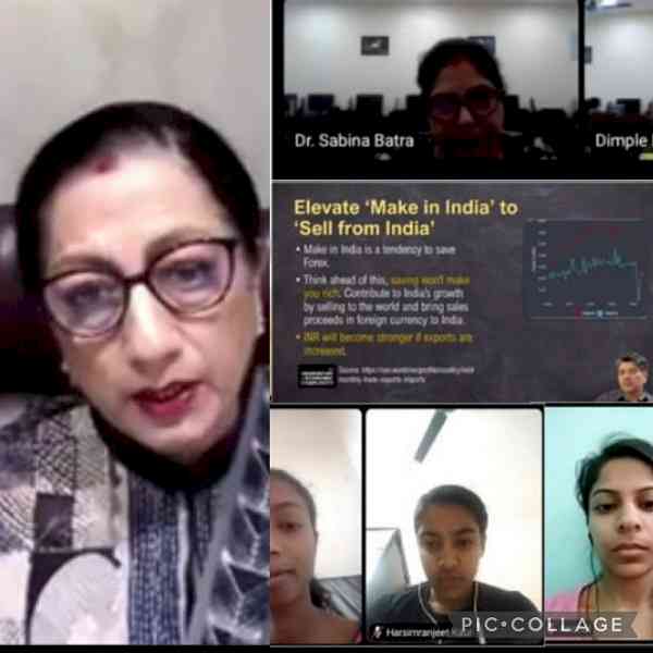 Webinar on elevate `Make in India’ to ‘Sell from India’