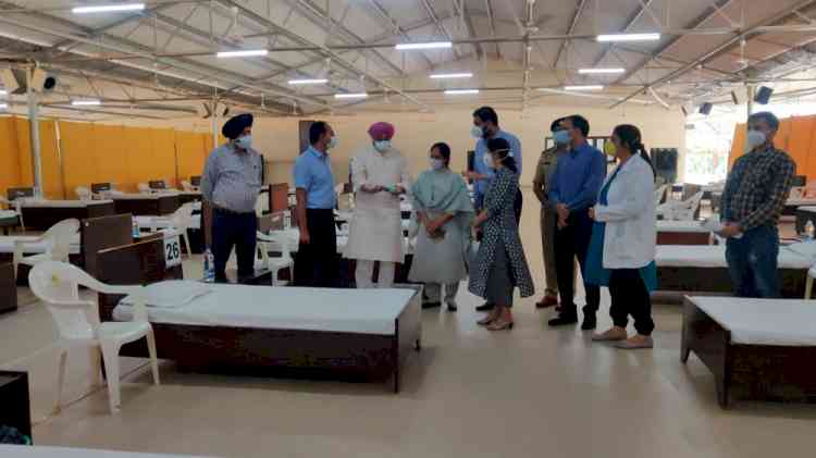 With support of Radha Soami Satsang Beas, 220-bedded level-1 and level-2 covid care facilities set up in Ludhiana