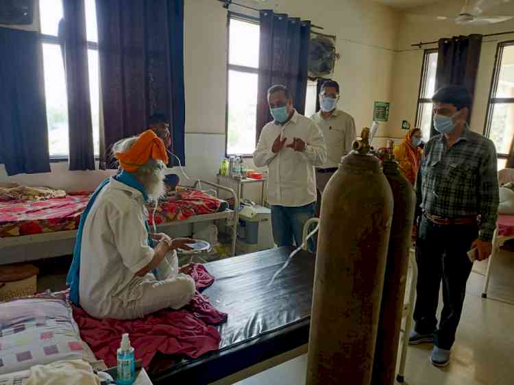 MLA Sanjay Talwar inaugurates covid vaccination site at Greenland School