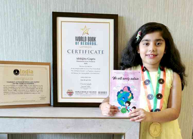 Youngest author sets another World record for her Second Book 