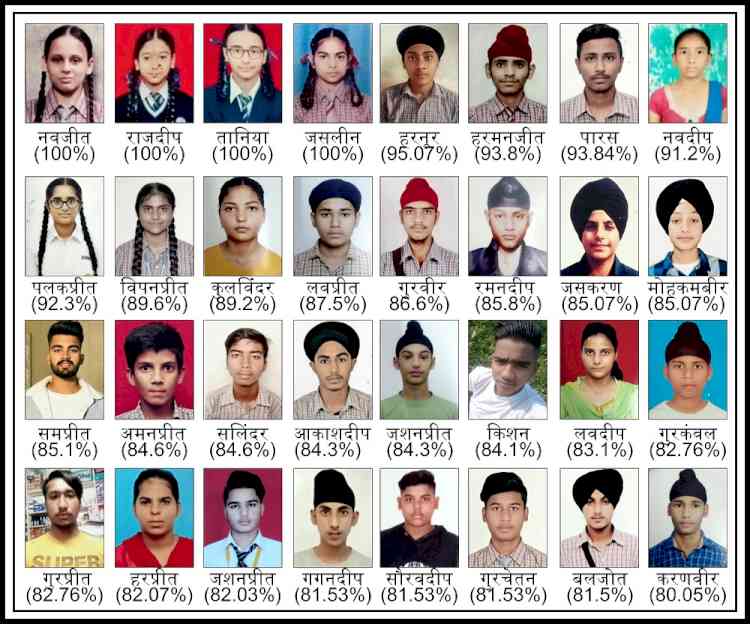 DIPS GB public school students shine in PSEB Exam