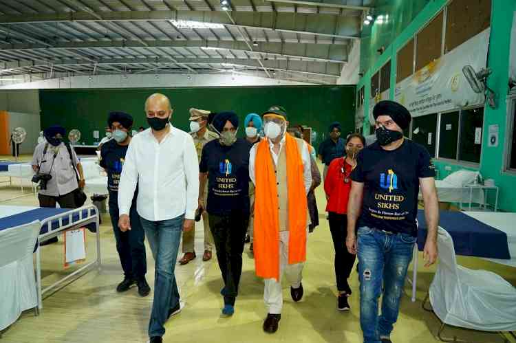 United Sikhs opening Covid-19 Care Centre at Sports Complex, Chandigarh