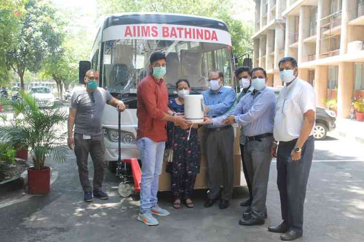 SAIF, PU presents Molekule Air Purifiers to AIIMS Bhatinda