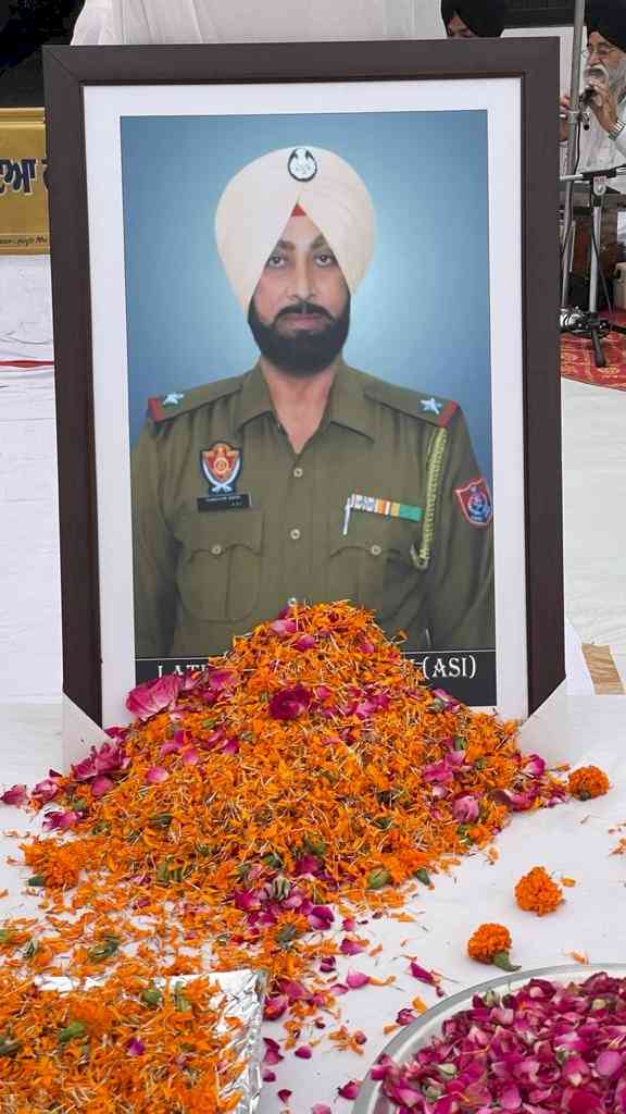 DGP Punjab led Punjab Police pays rich tributes to Martyr ASI Bhagwan Singh on his Bhog Ceremony