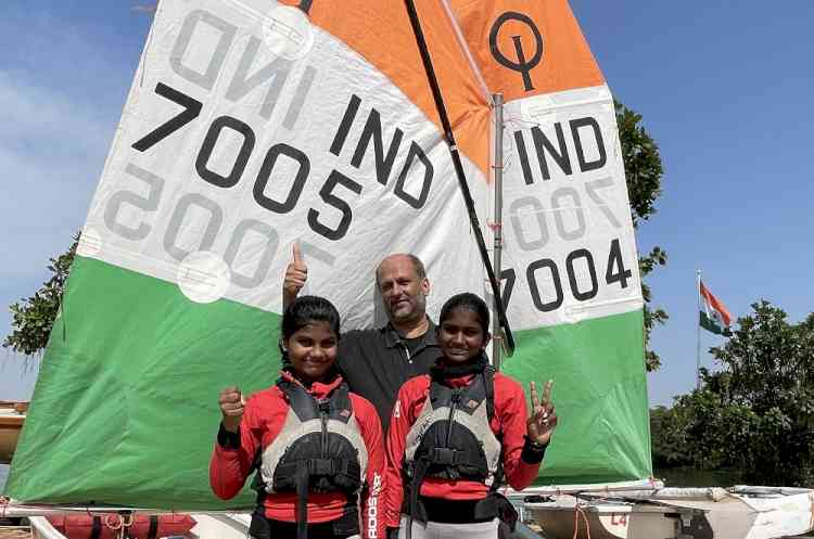 Two girl sailors from Hyderabad selected for the World Championships to be held from July 2 in Italy