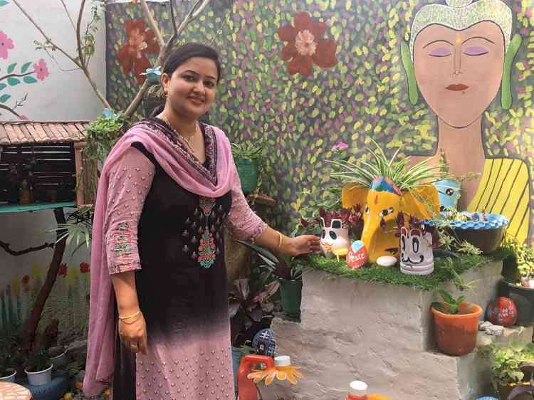 Wonder Garden of Nursing Officer Sapna Choudhary leaves people wonder struck