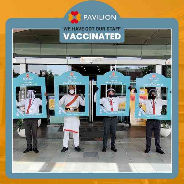 Pavilion initiated Covid vaccination drive for its staff 