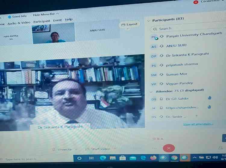 Webinar on World Environment Day at PU