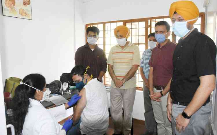Covid-19 vaccination centre inaugurated in Lyallpur Khalsa College