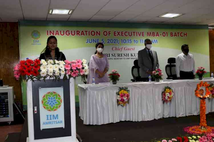 IIM Amritsar inaugurated its first EMBA program to address learning needs of executives working from home