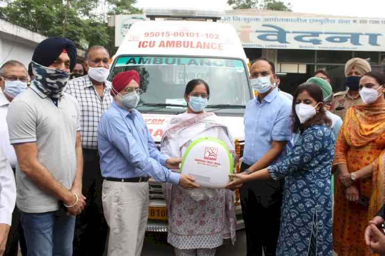 DC and Mamta Ashu dedicate advanced life support ambulance to people