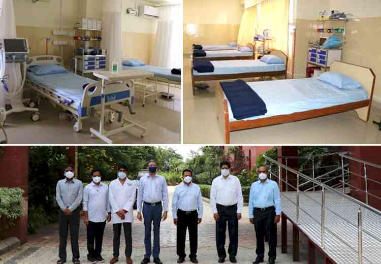GVK EMRI sets up 50 bedded multi-specialty hospital at its 108 GVK EMRI Headquarters near Kompally