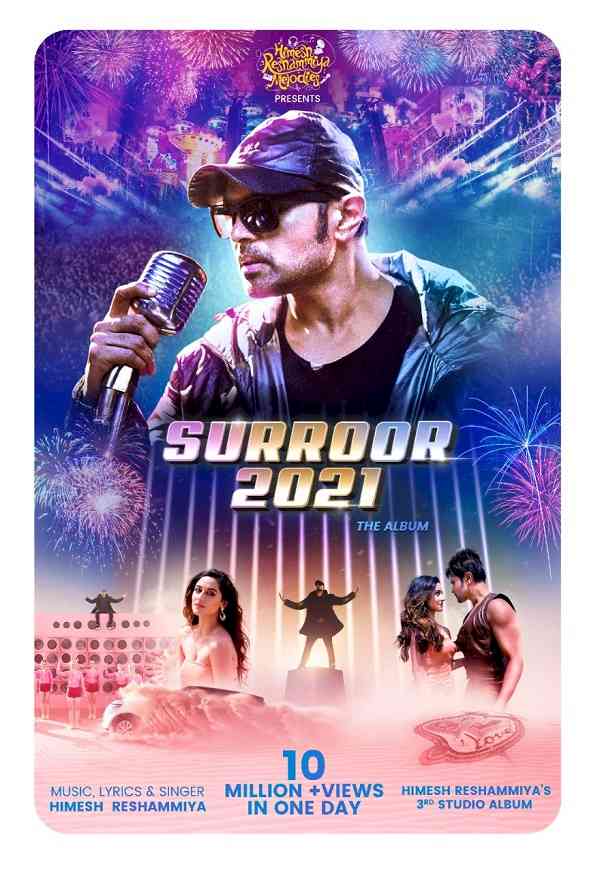 The superhit maker, Himesh Reshammiya’s Surroor 2021 hits 10 million views in 24 hours!