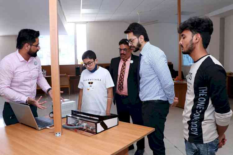 CT Public School student Parth Verma develops ‘Vehicle Ventilation Regulation device’