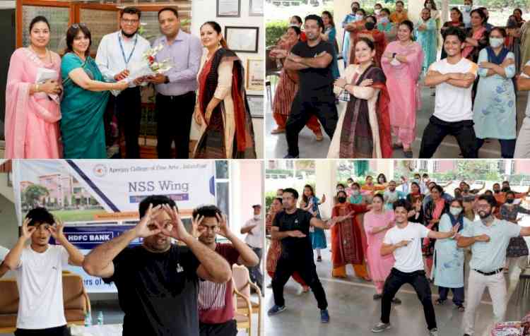 Apeejay College of Fine Arts observing healthy body, healthy lifestyle week