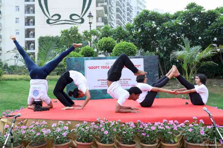 Central Park organizes Yoga session to celebrate  International Yoga Day
