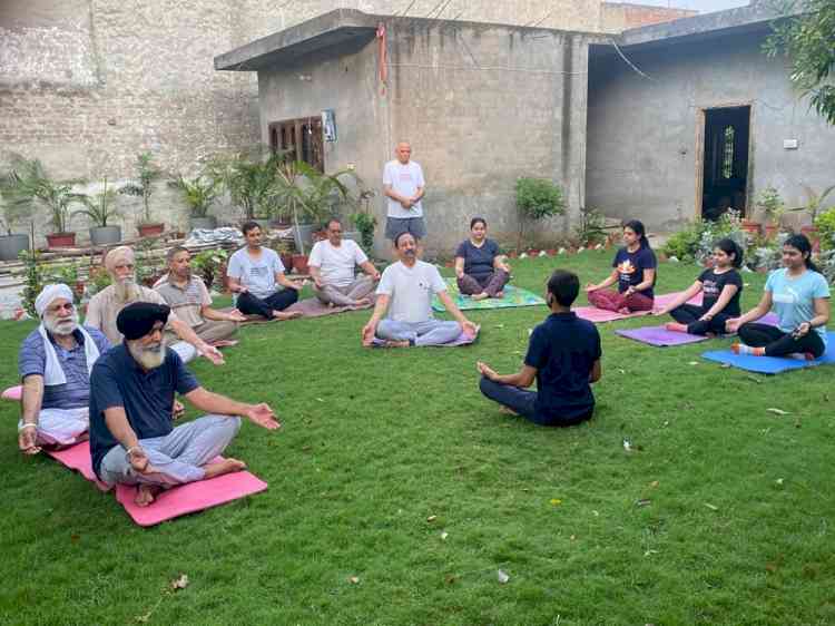 Nehru Yuva Kendra observes 7th International Yoga Day