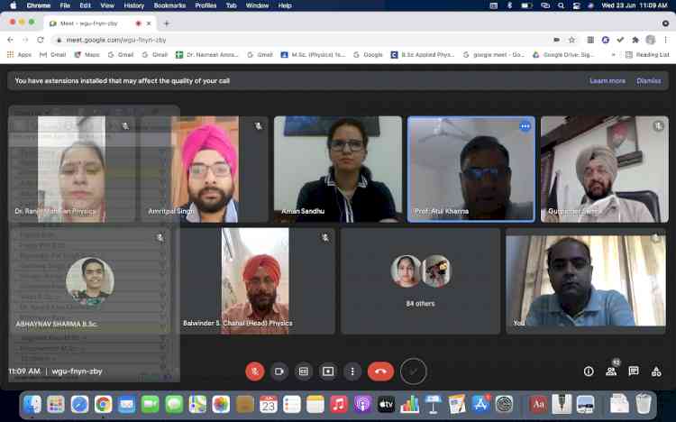 Lyallpur Khalsa College organizes one day webinar on 'Career Opportunities for Science Graduates'