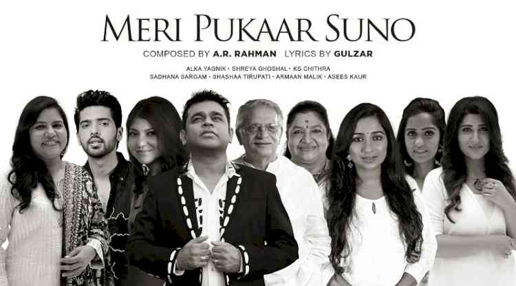 Sony Music India brings Legends A.R. Rahman and Gulzar together for iconic anthem of hope and healing ‘Meri Pukaar Suno’